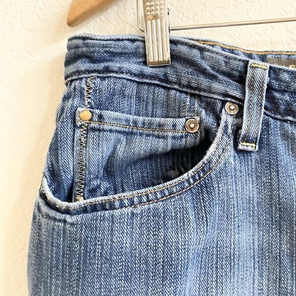 AG Adriano Goldschmied Mens The Symbol Relaxed Boot Cut Jeans 36” X 34” Med Wash - Picture 3 of 12